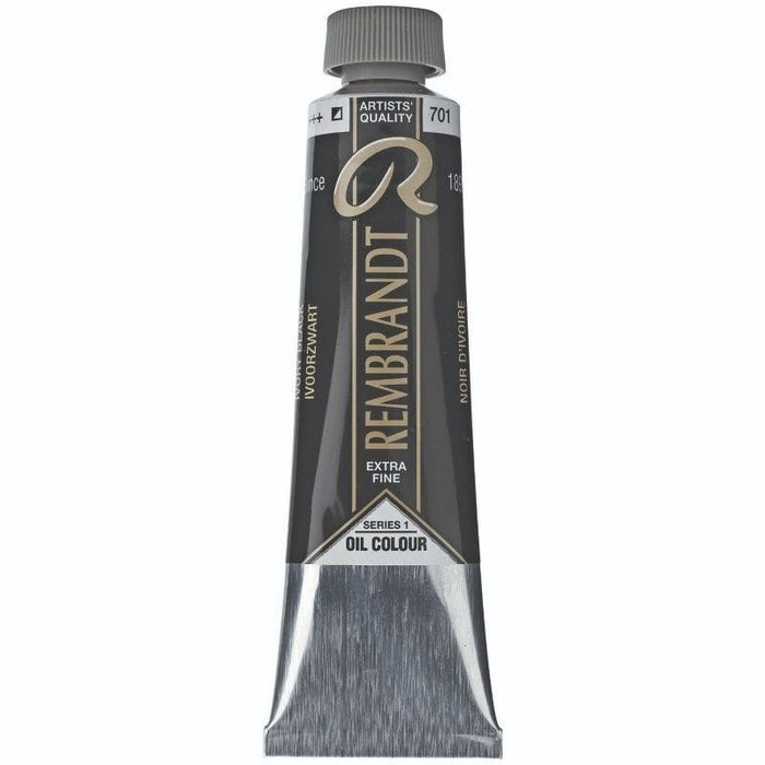 REMBRANDT OILS REMBRANDT Rembrandt Oil 40ml - 701 - Ivory Black S1