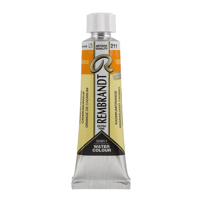 REMBRANDT WATERCOLOURS REMBRANDT WATERCOLOURS Rembrandt Watercolour 10ml - 211 - Cadmium Orange