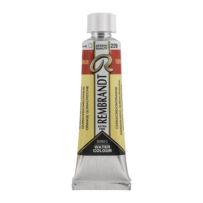 REMBRANDT WATERCOLOURS REMBRANDT WATERCOLOURS Rembrandt Watercolour 10ml - 229 - Quinacridone Orange