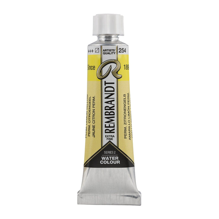 REMBRANDT WATERCOLOURS REMBRANDT WATERCOLOURS Rembrandt Watercolour 10ml - 254 - Permanent Lemon Yellow