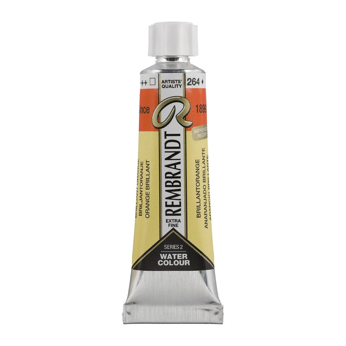 REMBRANDT WATERCOLOURS REMBRANDT WATERCOLOURS Rembrandt Watercolour 10ml - 264 - Brilliant Orange