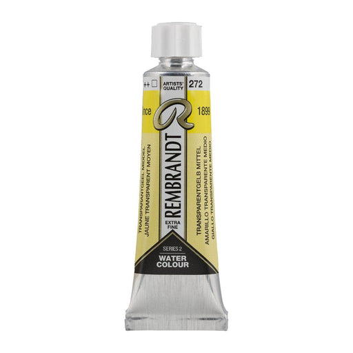 REMBRANDT WATERCOLOURS REMBRANDT WATERCOLOURS Rembrandt Watercolour 10ml - 272 - Transparent Yellow Medium