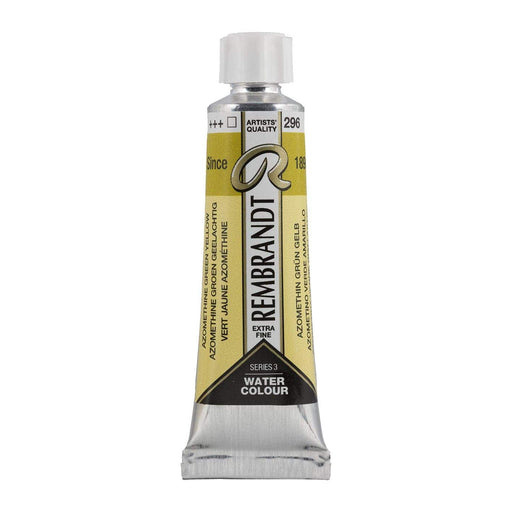 REMBRANDT WATERCOLOURS REMBRANDT WATERCOLOURS Rembrandt Watercolour 10ml - 296 - Azo Green Yellow