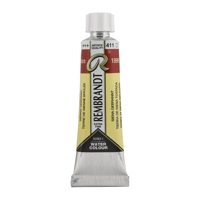 REMBRANDT WATERCOLOURS REMBRANDT WATERCOLOURS Rembrandt Watercolour 10ml - 411 - Burnt Sienna