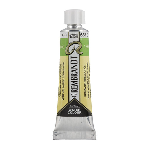 REMBRANDT WATERCOLOURS REMBRANDT WATERCOLOURS Rembrandt Watercolour 10ml - 633 - Permanent Yellowish Green