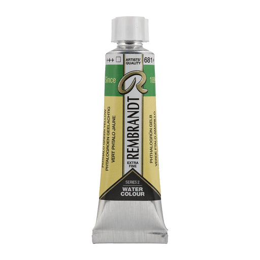 REMBRANDT WATERCOLOURS REMBRANDT WATERCOLOURS Rembrandt Watercolour 10ml - 681 - Phthalo Green Yellow