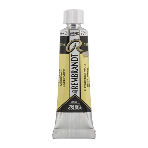 REMBRANDT WATERCOLOURS REMBRANDT WATERCOLOURS Rembrandt Watercolour 10ml - 701 - Ivory Black