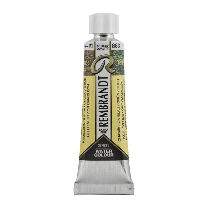 REMBRANDT WATERCOLOURS REMBRANDT WATERCOLOURS Rembrandt Watercolour 10ml - 863 - Chameleon Blue Green Gold