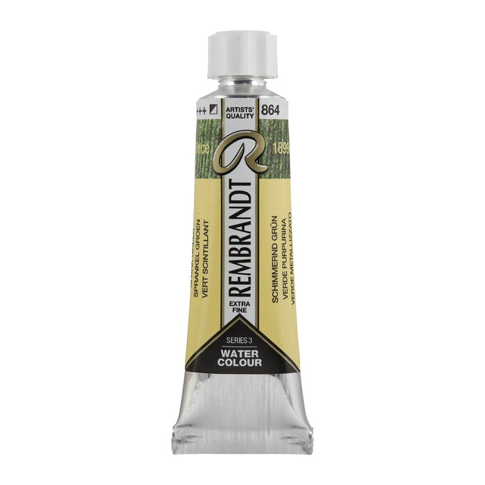 REMBRANDT WATERCOLOURS REMBRANDT WATERCOLOURS Rembrandt Watercolour 10ml - 864 - Sparkle Green