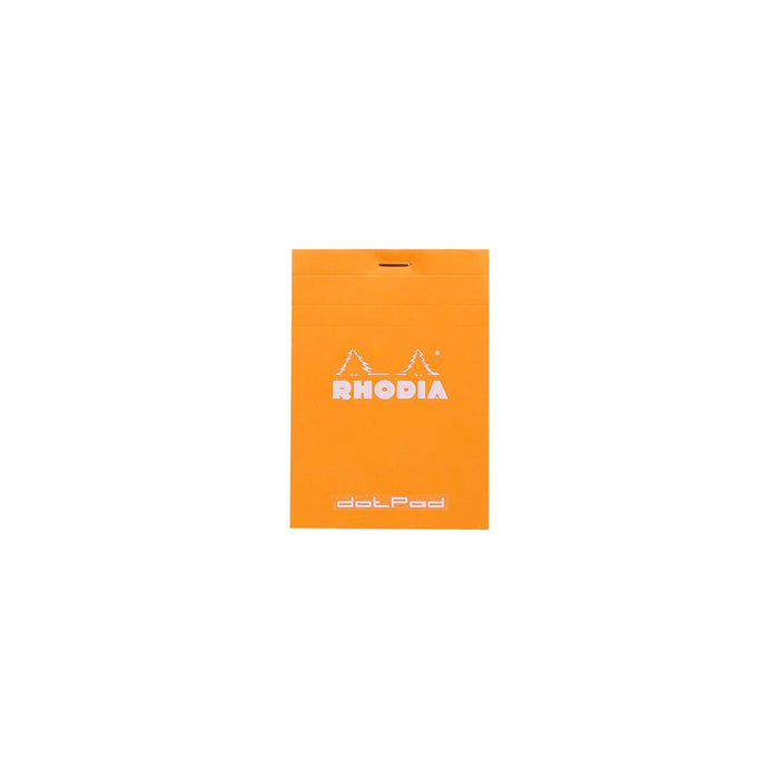 RHODIA Notepad Rhodia No. 12 Top Stapled Notepad Pocket Dot Grid Orange