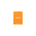 RHODIA Notepad Rhodia No. 12 Top Stapled Notepad Pocket Dot Grid Orange