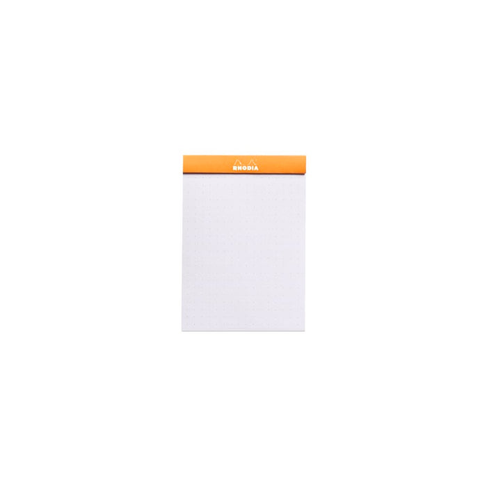 RHODIA Notepad Rhodia No. 12 Top Stapled Notepad Pocket Dot Grid Orange