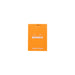 RHODIA Notepad Rhodia No. 12 Top Stapled Notepad Pocket Dot Grid Orange