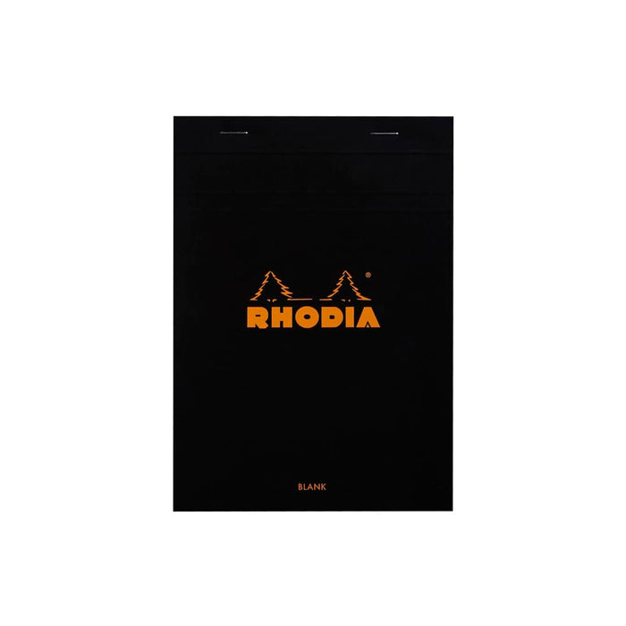 RHODIA Notepad Rhodia No. 16 Top Stapled Notepad A5 Blank Black