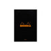RHODIA Notepad Rhodia No. 16 Top Stapled Notepad A5 Blank Black