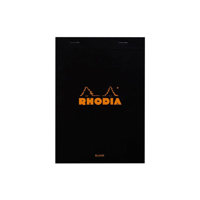 RHODIA Notepad Rhodia No. 16 Top Stapled Notepad A5 Blank Black