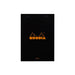 RHODIA Notepad Rhodia No. 16 Top Stapled Notepad A5 Blank Black