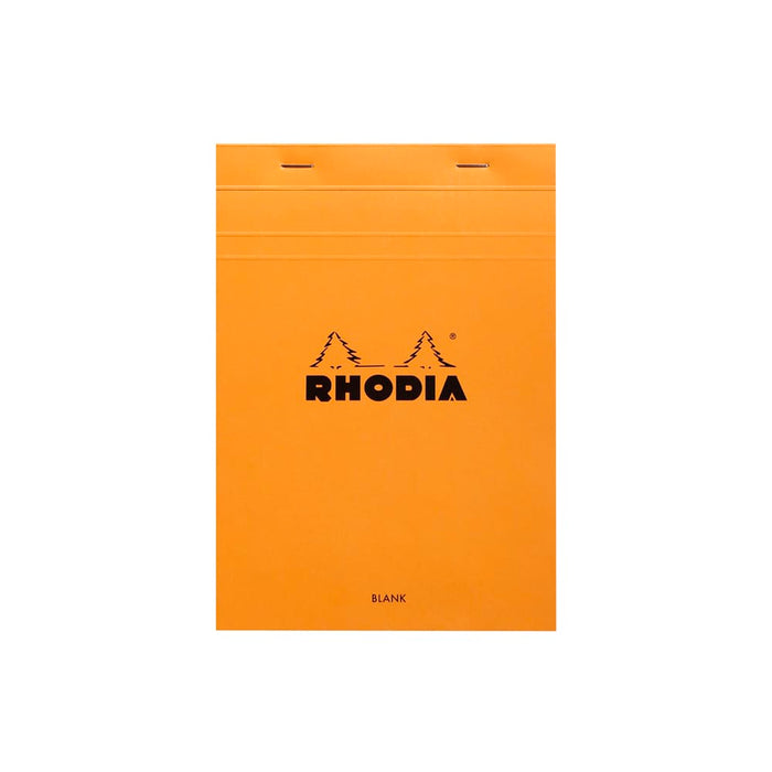 RHODIA Notepad Rhodia No. 16 Top Stapled Notepad A5 Blank Orange