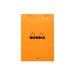 RHODIA Notepad Rhodia No. 16 Top Stapled Notepad A5 Blank Orange