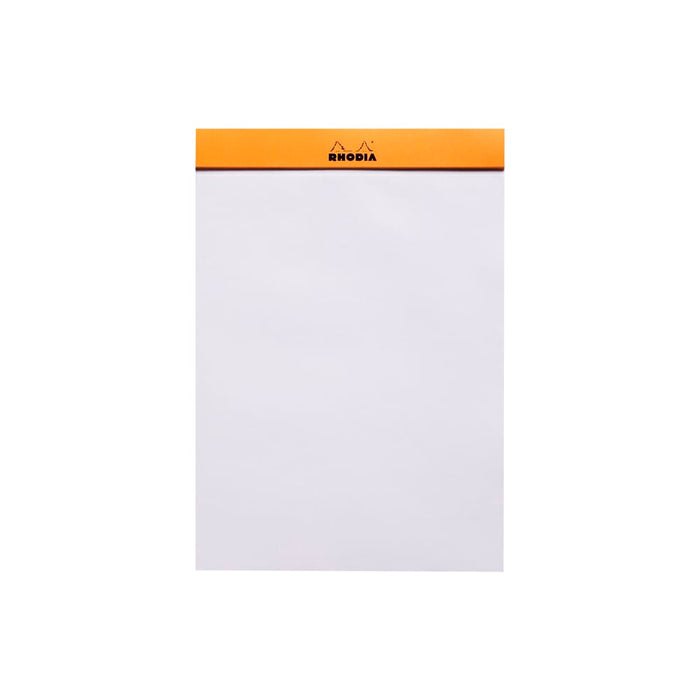 RHODIA Notepad Rhodia No. 16 Top Stapled Notepad A5 Blank Orange