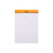RHODIA Notepad Rhodia No. 16 Top Stapled Notepad A5 Blank Orange