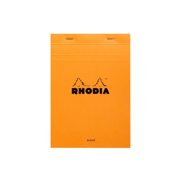 RHODIA Notepad Rhodia No. 16 Top Stapled Notepad A5 Blank Orange