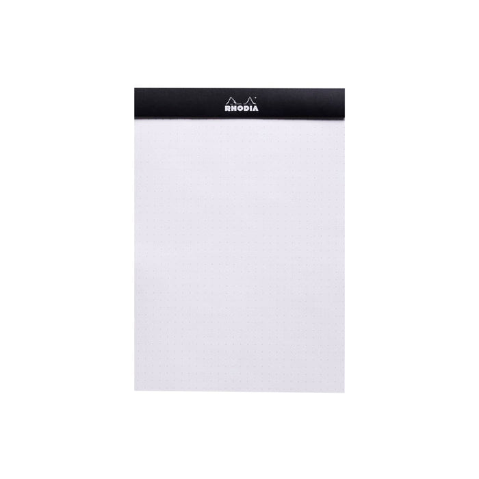 RHODIA Notepad Rhodia No. 16 Top Stapled Notepad A5 Dot Grid Black