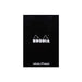 RHODIA Notepad Rhodia No. 16 Top Stapled Notepad A5 Dot Grid Black