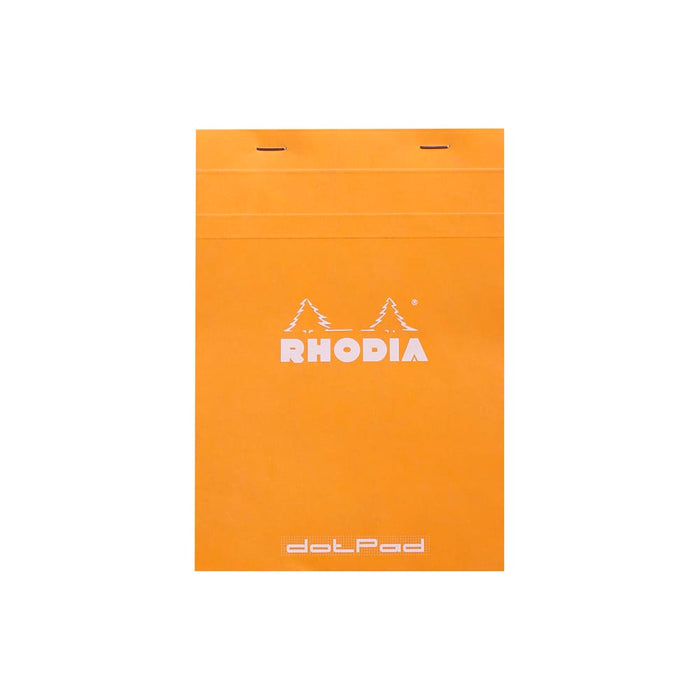 RHODIA Notepad Rhodia No. 16 Top Stapled Notepad A5 Dot Grid Orange