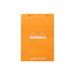RHODIA Notepad Rhodia No. 16 Top Stapled Notepad A5 Dot Grid Orange