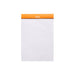RHODIA Notepad Rhodia No. 16 Top Stapled Notepad A5 Dot Grid Orange