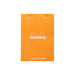 RHODIA Notepad Rhodia No. 16 Top Stapled Notepad A5 Dot Grid Orange