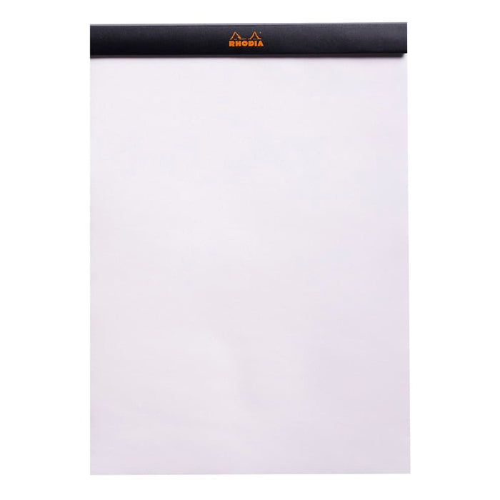 RHODIA Notepad Rhodia No. 18 Top Stapled Notepad A4 Blank Black