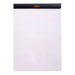 RHODIA Notepad Rhodia No. 18 Top Stapled Notepad A4 Blank Black