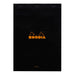 RHODIA Notepad Rhodia No. 18 Top Stapled Notepad A4 Blank Black