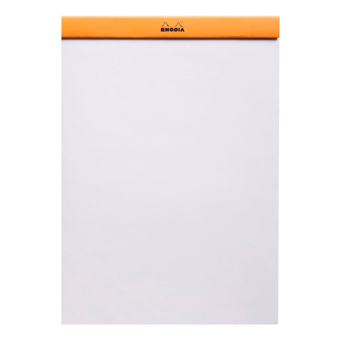 RHODIA Notepad Rhodia No. 18 Top Stapled Notepad A4 Blank Orange