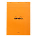 RHODIA Notepad Rhodia No. 18 Top Stapled Notepad A4 Blank Orange