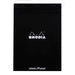 RHODIA Notepad Rhodia No. 18 Top Stapled Notepad A4 Dot Grid Black