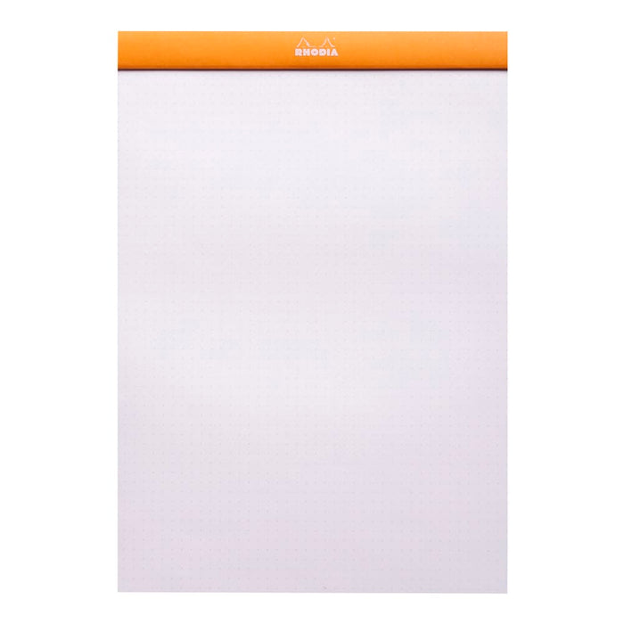 RHODIA Notepad Rhodia No. 18 Top Stapled Notepad A4 Dot Grid Orange