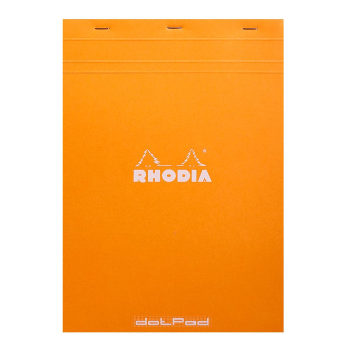 RHODIA Notepad Rhodia No. 18 Top Stapled Notepad A4 Dot Grid Orange