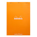 RHODIA Notepad Rhodia No. 18 Top Stapled Notepad A4 Dot Grid Orange