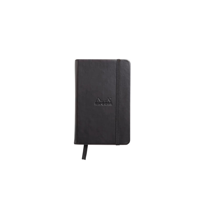 RHODIA Journal Rhodiarama Classic Hardcover Notebook Pocket (Black Elastic) Blank