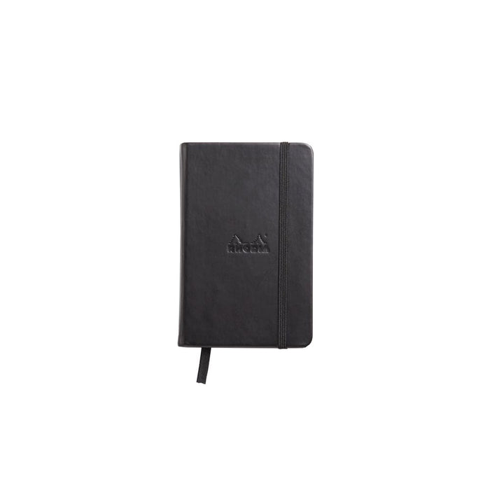 RHODIA Journal Rhodiarama Classic Hardcover Notebook Pocket (Black Elastic) Blank