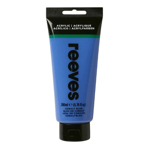 REEVES ACRYLICS NEW RVS Artists' Acrylic 200ml - Cobalt Blue