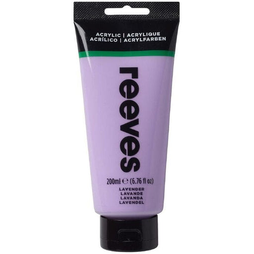 REEVES ACRYLICS NEW RVS Artists' Acrylic 200ml - Lavender