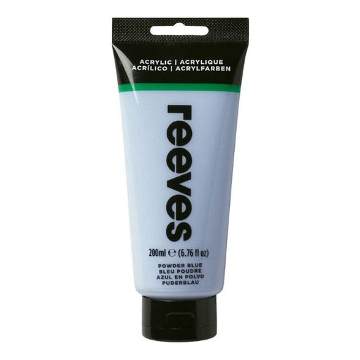 REEVES ACRYLICS NEW RVS Artists' Acrylic 200ml - Pale Powder Blue
