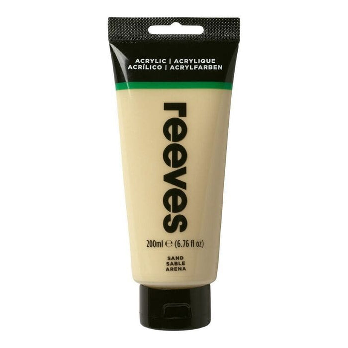 REEVES ACRYLICS NEW RVS Artists' Acrylic 200ml - Sand