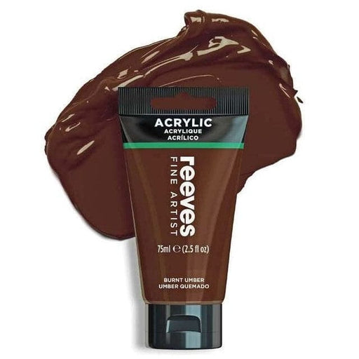 REEVES ACRYLICS REEVES ACRYLICS RVS Artists' Acrylic 75ml - Burnt Umber