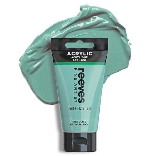 REEVES ACRYLICS REEVES ACRYLICS RVS Artists' Acrylic 75ml - Pale Olive