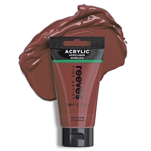 REEVES ACRYLICS REEVES ACRYLICS RVS Artists' Acrylic 75ml - Red Ochre